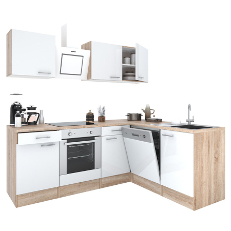 Leziter Dulap de bucătărie de colț Yorki 220 cu cuptor de jos [0]