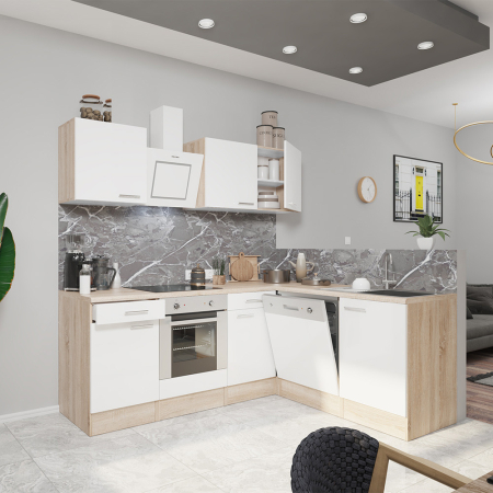 Leziter Dulap de bucătărie de colț Yorki 220 cu cuptor de jos [3]