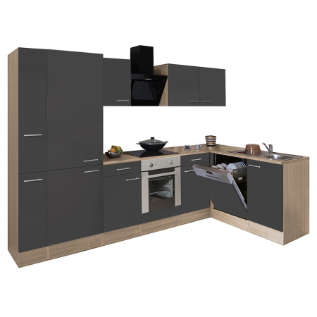 Bucătărie - Leziter Dulap de bucătărie de colț Yorki 310 cu cuptor inferior și rafturi