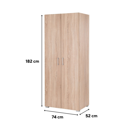 Leziter Dulap de familie 74x182 cm stejar sonoma [2]