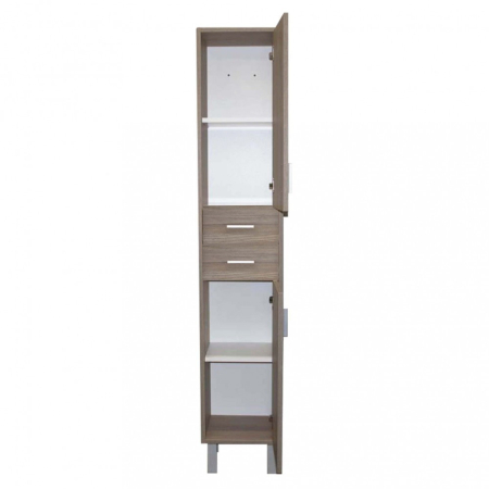 Leziter Dulap înalt Nerva 35 cu 2 uși, 2 sertare, ulm rauna [4]