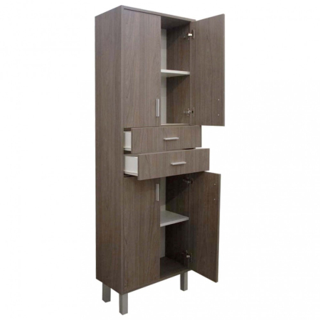 Leziter Dulap înalt Nerva 60 cu 4 uși, 2 sertare, ulm rauna [1]