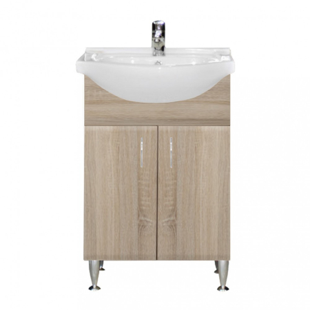 Mască lavoar - Leziter Dulap inferior Bianca Plus 55 cu lavoar