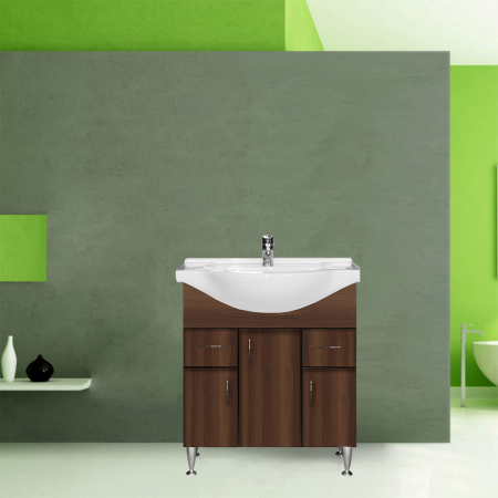 Leziter Dulap inferior Bianca Plus 75 cu lavoar [2]