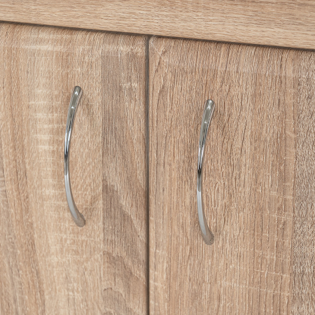 Leziter Dulap inferior Bianco 130 fără chiuvetă cu blat din beton stejar sonoma [3]