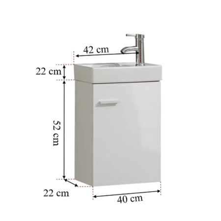 Leziter Dulap inferior Melanie 40 cu lavoar [2]