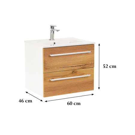 Leziter Dulap inferior Vario Clam 60 cu lavoar [2]