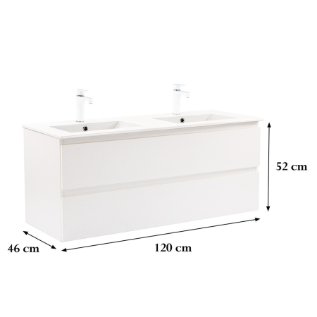 Leziter Dulap inferior Vario Forte 120 cu lavoar [2]