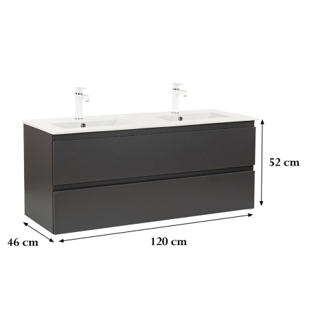 Leziter Dulap inferior Vario Forte 120 cu lavoar [2]