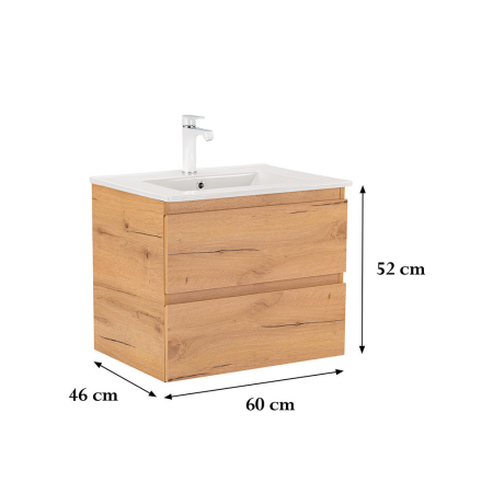 Leziter Dulap inferior Vario Forte 60 cu lavoar [2]