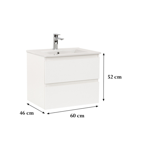 Leziter Dulap inferior Vario Forte 60 cu lavoar [2]