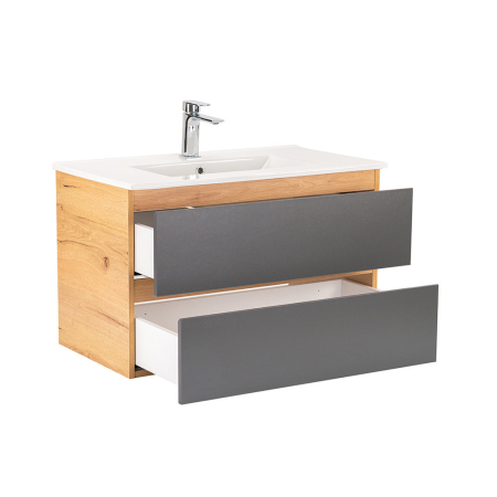 Leziter Dulap inferior Vario Forte 80 cu lavoar [4]