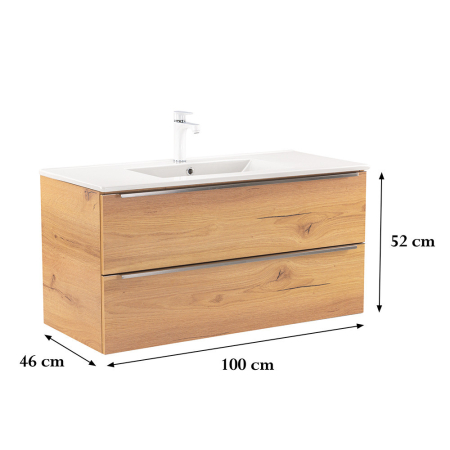 Leziter Dulap inferior Vario Trim 120 cu lavoar [2]