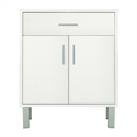 Leziter Dulap jos Nerva 60 cu 2 uși, 1 sertar, oglindă albă [2]