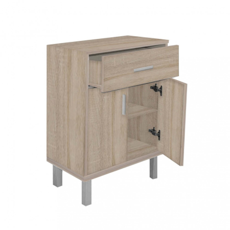 Leziter Dulap jos Nerva 60 cu 2 uși, 1 sertar, stejar Sonoma [1]