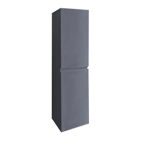 Leziter Dulap lateral Cube gri, montat pe perete [0]