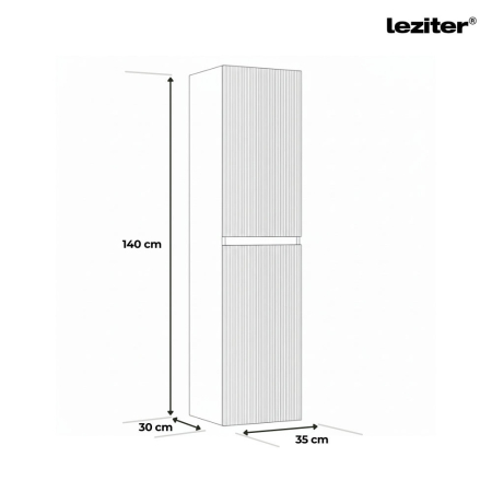 Leziter Dulap lateral suspendat Trent [2]