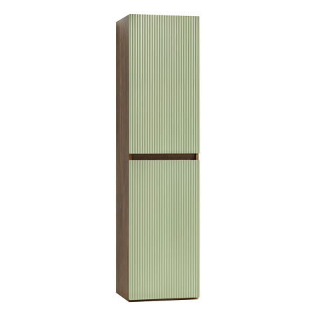 Dulap baie suspendat - Leziter Dulap lateral suspendat Trent stejar apus de soare-verde fistic