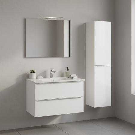 Leziter Dulap lateral suspendat Vario Trim 35 alb-alb [1]