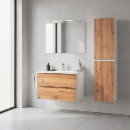 Leziter Dulap lateral Vario Forte 35 stejar alb [1]