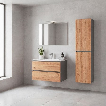 Leziter Dulap lateral Vario Forte 35 stejar antracit [1]