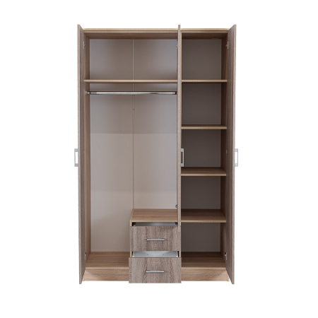 Leziter Dulap Miami 120x205 cm stejar York-stejar Sonoma [3]