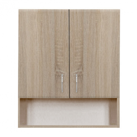 Leziter Dulap suspendat Bianca Plus 60 cu 2 uși, fund deschis, culoare stejar sonoma [0]