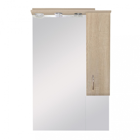 Dulap baie suspendat - Leziter Dulap suspendat Bianca Plus 65, culoare stejar sonoma, deschidere pe dreapta