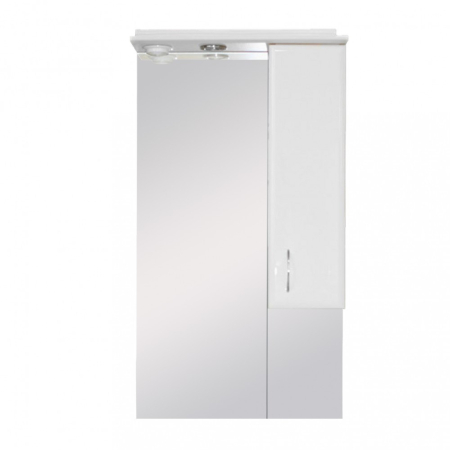 Produse temporar indisponibile - Leziter Dulap suspendat pentru baie Bianca Plus 55, alb lucios, deschidere dreapta