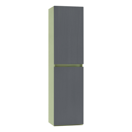 Dulap baie suspendat - Leziter Dulap suspendat Trent verde fistic - gri antracit