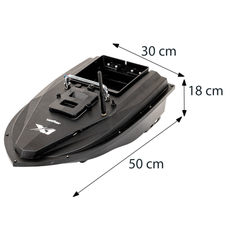 Leziter Barca de hrănire X1 cu backloader negru [2]