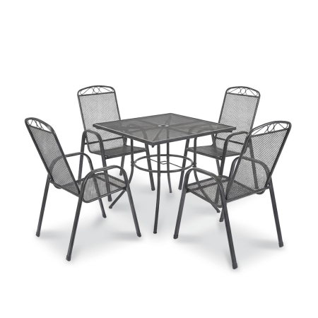 Set mobilier grădină - Leziter Eliza 4+1 set de mobilier de grădină antracit