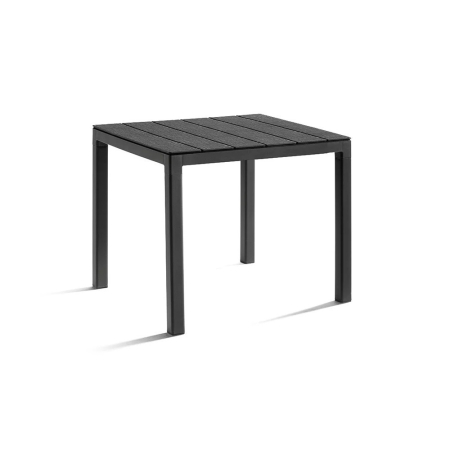 Produse temporar indisponibile - Leziter Evan masă de grădină din plastic grafit