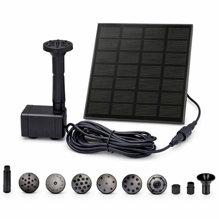 Accesorii grădină - Leziter Fântână solară 15 cm