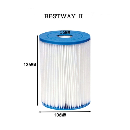 Leziter Filtru de hârtie pentru filatoare Bestway tip II [1]