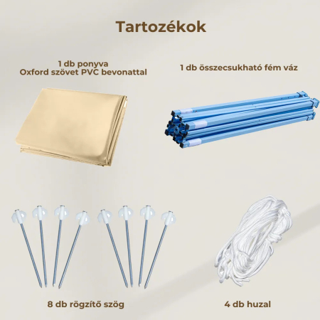 Leziter Foișor de grădină pliabil 3x3 m [4]