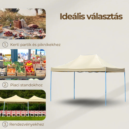 Leziter Foișor de grădină pliabil 3x4 m [1]