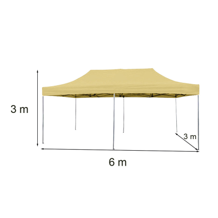Leziter Foișor de grădină pliabil 3x6 m [5]