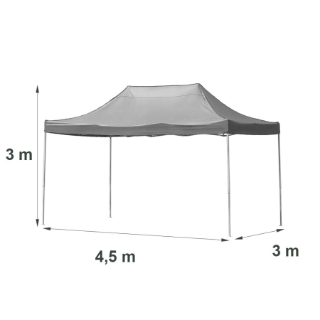 Leziter Foișor pliabil de grădină 3x4,5 m [5]