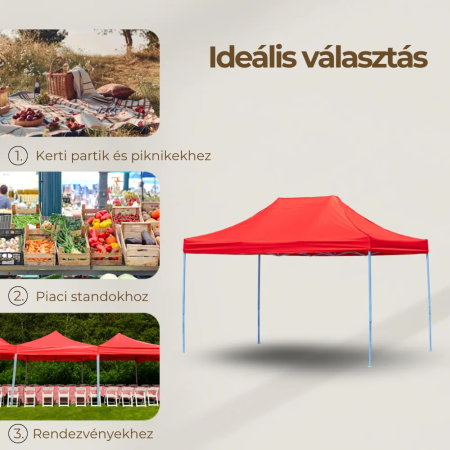 Leziter Foișor pliabil de grădină 3x4 m [1]