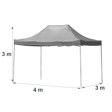 Leziter Foișor pliabil de grădină 3x4 m [5]