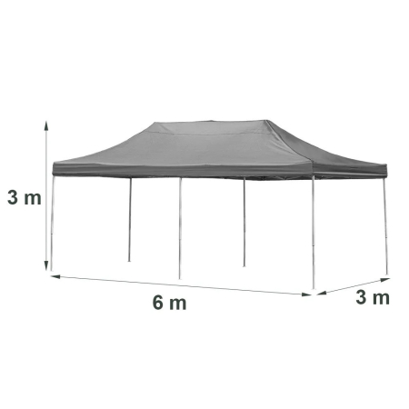 Leziter Foișor pliabil de grădină 3x6 m [5]