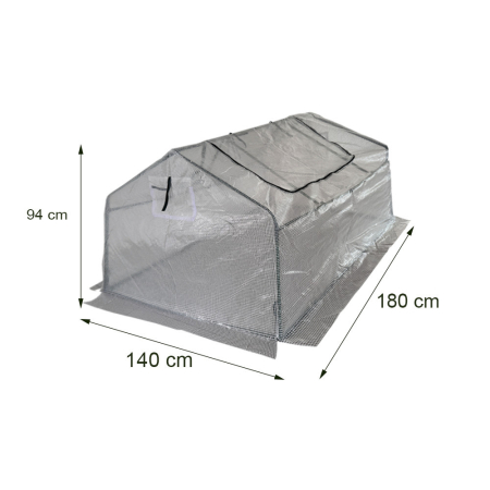 Leziter Folie pentru pat germinativ 180x140x94 cm albă [1]
