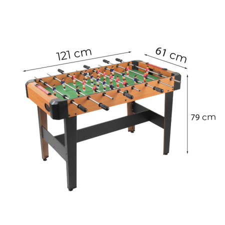 Leziter Foosball masă de fotbal pentru copii 121×61×79 cm [2]