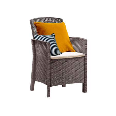 Scaun grădină - Leziter Fotoliu din ratan artificial Lima