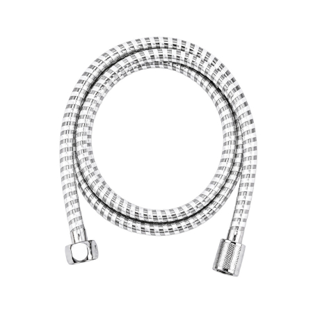 Leziter Furtun de duș Strong din PVC, 1,5 m, cromat-alb [0]