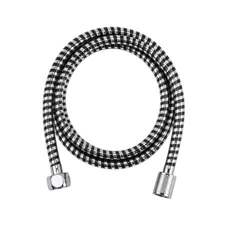Leziter Furtun de duș Strong din PVC, 1,5 m, cromat-negru [0]