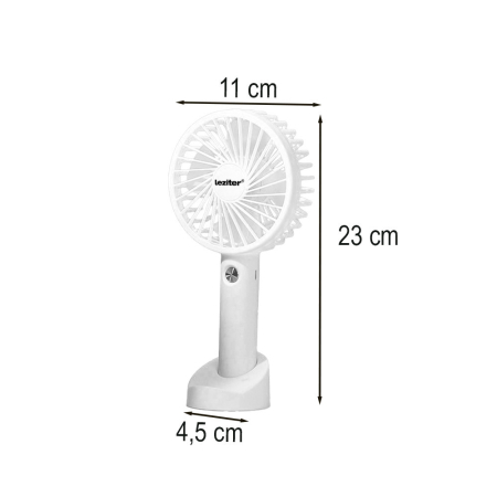 Leziter Galar ventilator usb portabil cu suport 4 W 1200 mAh [2]
