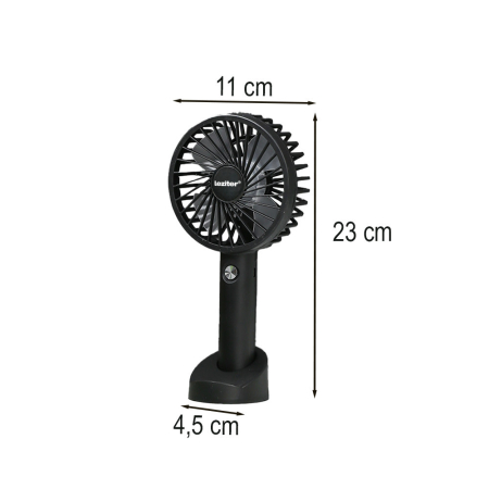 Leziter Galar ventilator usb portabil cu suport 4 W 1200 mAh [2]