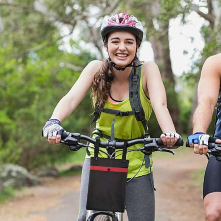 Leziter Geantă de bicicletă Easystow pentru ghidon, multicoloră [1]